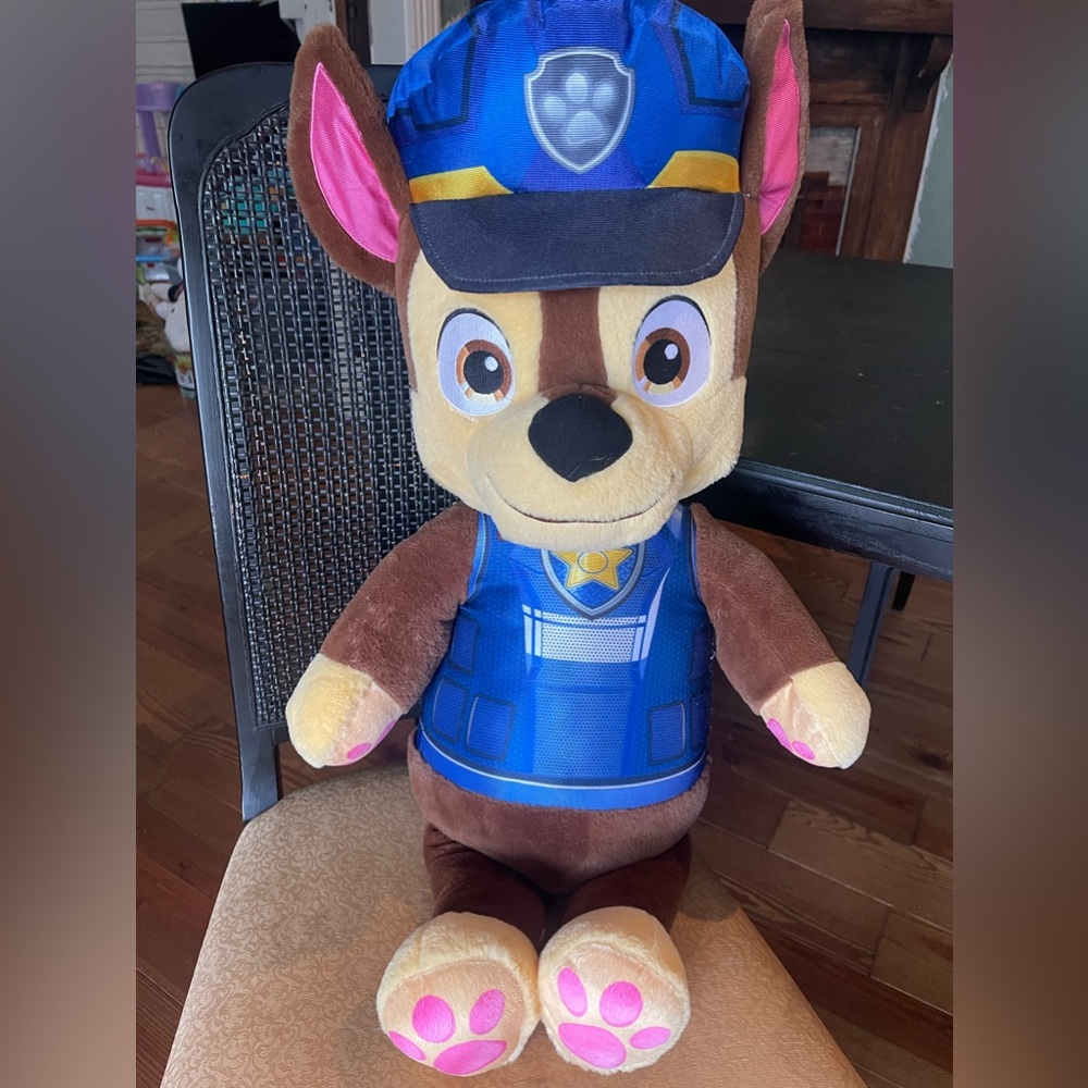 35” Plush Paw Patrol Chase dog